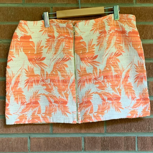 🌴zipper Jacquard mini skirt - Picture 5 of 5